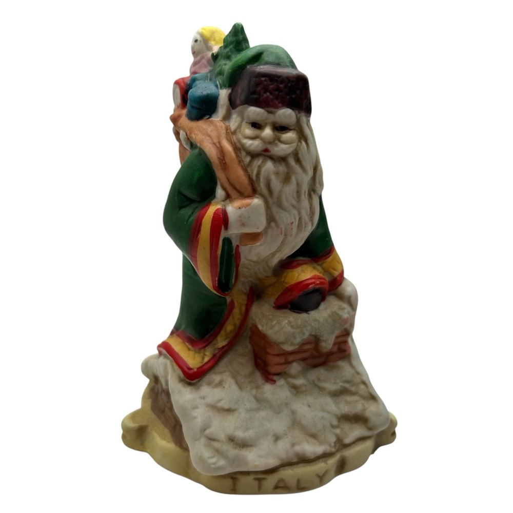 Santas of the Nations ITALY Painted Porcelain Christmas Figurine‎ RSVP 1991